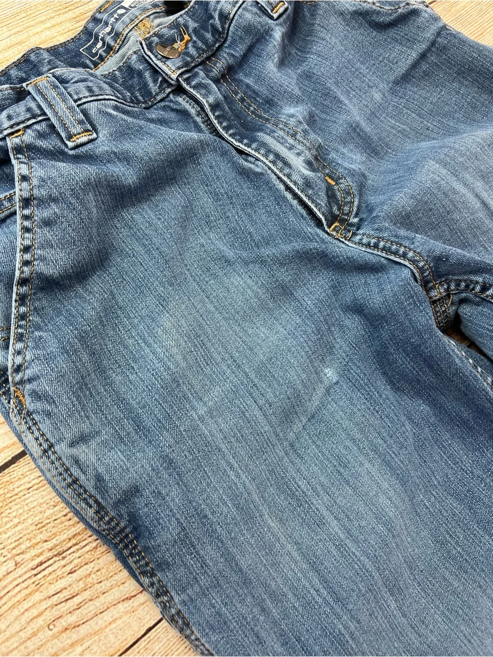Mens Carhartt Relaxed Rugged Flex Denim Blue Jeans Size 32x34